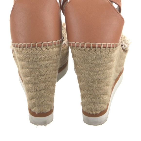 See by Chloe Tan and Cream Wedge Sandals - Picture 5 of 5